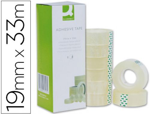 Fita adesiva q-connect 33 mt x 19 mm , Q-connect , 25931 , 5706002270131